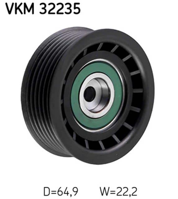 SKF Umlenkrolle VKM 63011 - Keilrippenriemen Rolle Für Honda Modelle