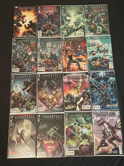 INJUSTICE Lot 29 Issues + Injustice Gods Among Us Year One TPB DC COMICS