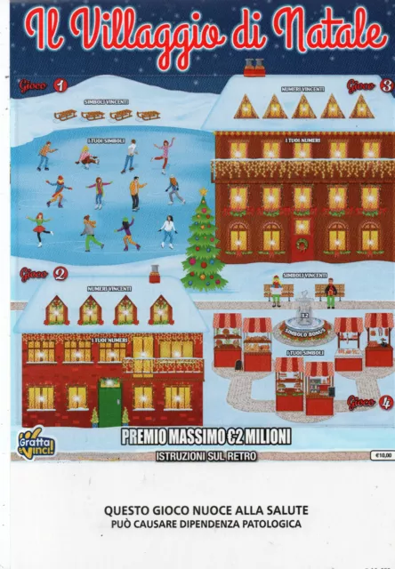 Gratta E Vinci Nuovo Il Villaggio Di Natale N.000 Perfetto