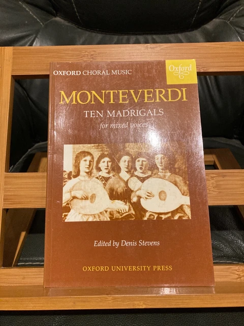 Monteverdi 10 madrigaux pour voix mixtes partition Oxford University Press