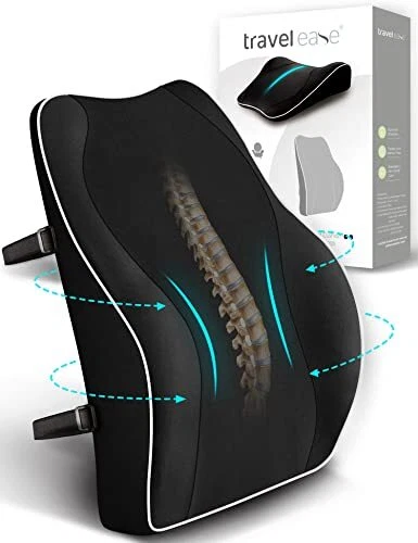 Travel Ease Coussin de Soutien Lombaire Ergonomique Support Dorsal en Mousse ...