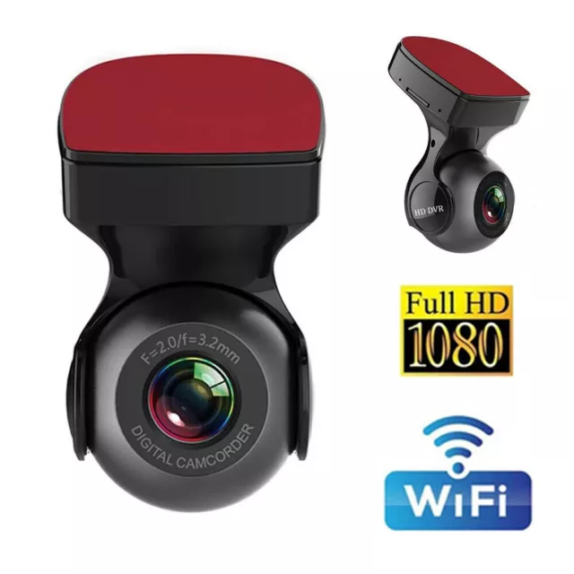 170° HD 1080P WiFi Dash Cam Recorder Car Camera Car DVR Vehicle Video G-Sensor