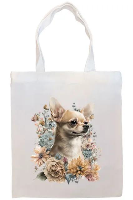 Chihuahua Canvas Tote Bag Style3