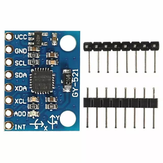 GY-521 MPU-6050 Modulo giroscopio accelerometro  Arduino Lampone UNO