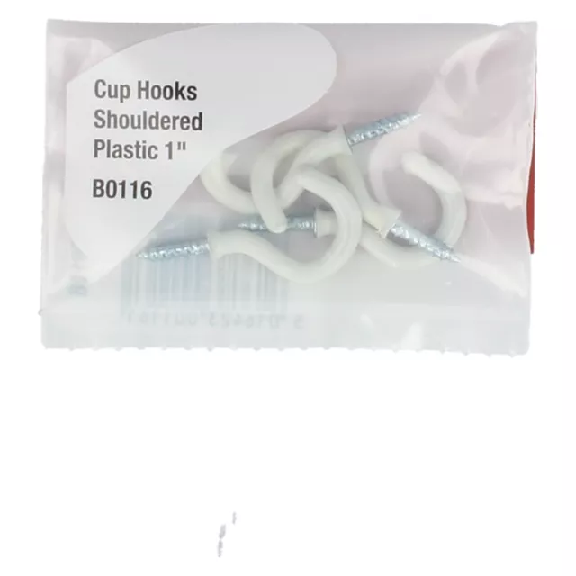 B0116 plastic shouldered cup hook by Banner