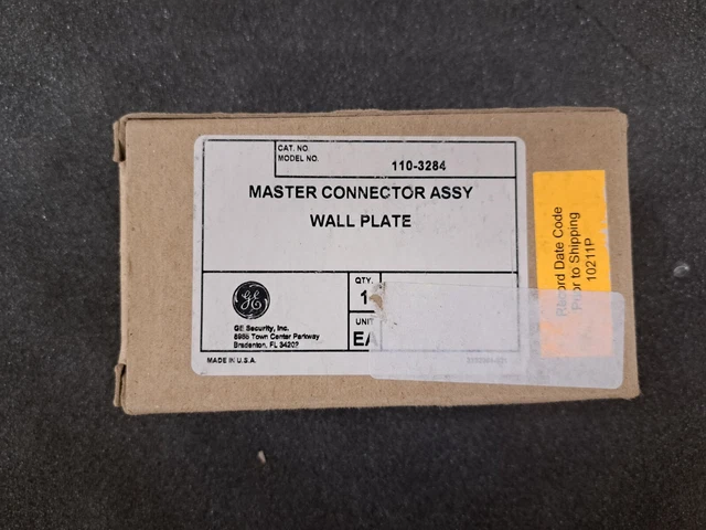 New, Dukane, 110-3284, Wall Plate / Receptacle for Pro Care 2000 or 6000 Master
