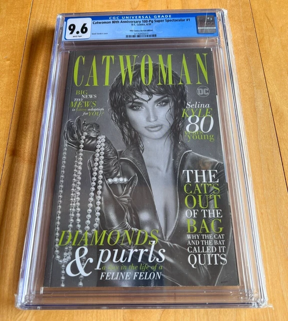 Catwoman 80th Anniversary #1 Nathali Sanders Cover. CGC 9.6! KRS Comics Edition