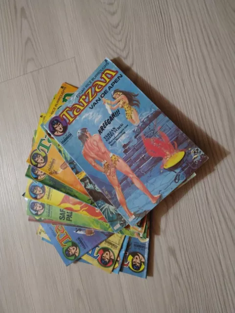 Konvolut Tarzan van de Apen, Classics Lektuur, alle von Russ Manning, 11 Hefte.