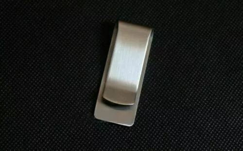 Stainless Steel Silver Gold Money Clip Holder Cash Gift Mens Wedding Favour  UK