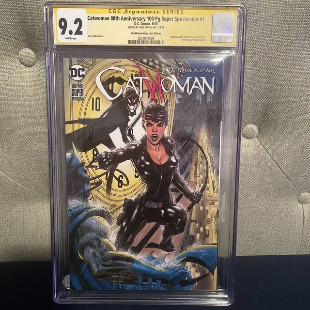 catwomen 80th Anniversary 100pg Super Spectacular #1 CGC signature Serious