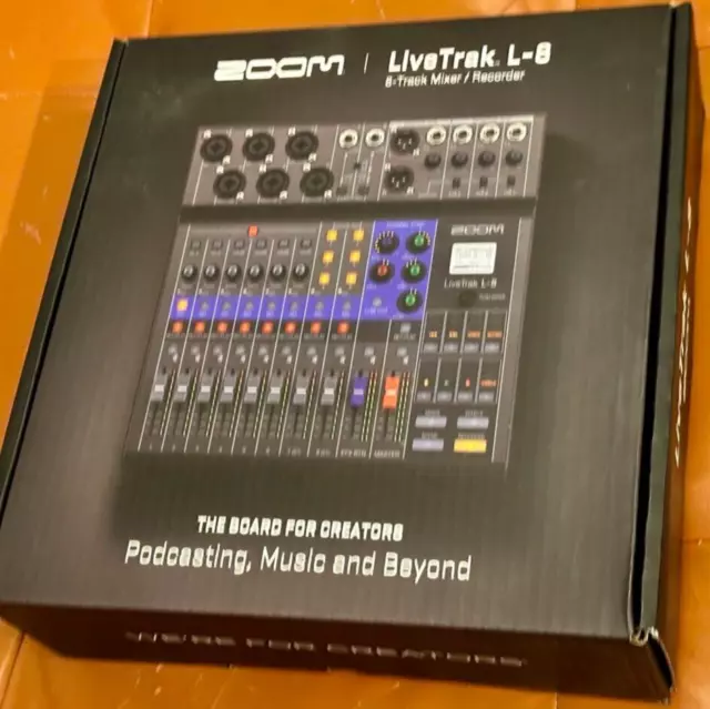 ZOOM LiveTrak L-8 8 channel digital mixer multi track recorder JAPAN [NEW]
