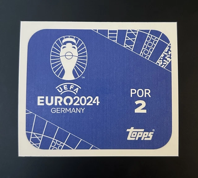 TOPPS UEFA EURO 2024 Sticker Cristiano Ronaldo Purple/Lila