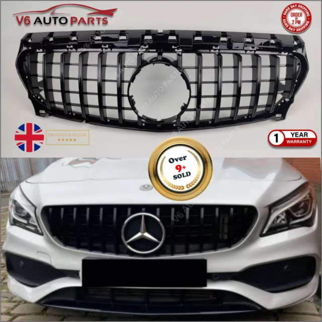 For Mercedes Benz CLA-Class X117 Front Bumper Grille 2017-2019 Panamericana AMG