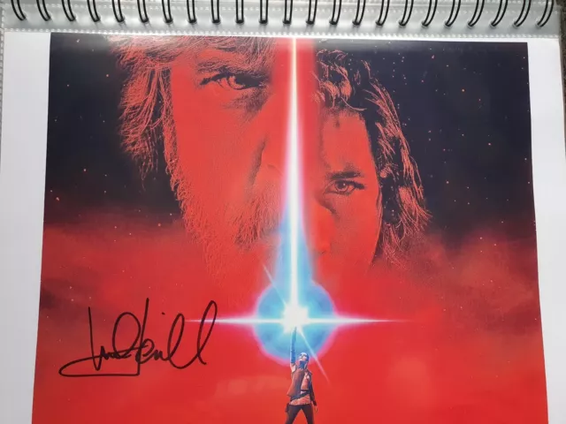 Mark Hamill Signed Photo 10x8 Star Wars Luke Skywalker