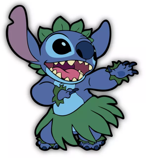 Stitch Waving Lilo & Stitch – Cartoon Stickers And Decals For Your