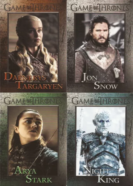 Game of Thrones Season 8 - Complete 60 Card Base Set