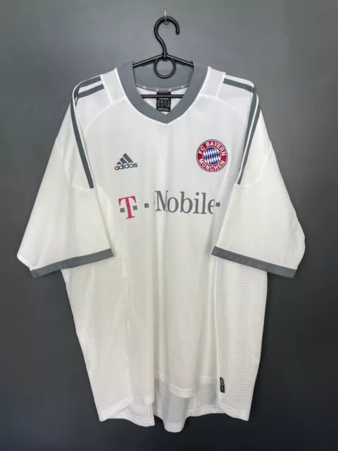 Bayern Munich 2002/2004 Away Football Shirt Adidas Vintage Jersey Size Xxl Adult