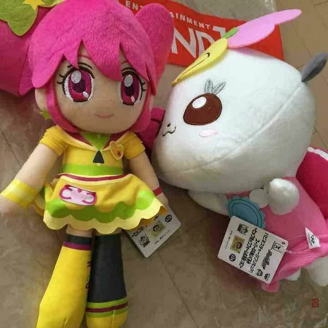 GLITTER FORCE HAPPINESSCHARGE PreCure! Pretty Cure Super DX Plush 2p