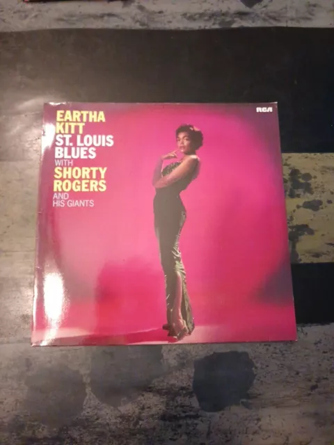 Eartha Kitt With Shorty Rogers And His Giants St. Louis Blues Rca Vinyl LP