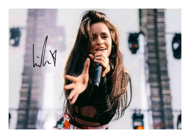 Camila Cabello Autograph Signed Pp Photo Poster