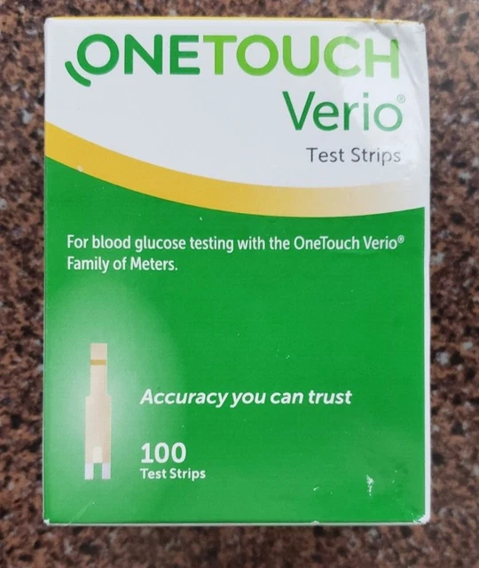 100 ONE TOUCH Verio Glucose Test Strips 29.99 PicClick