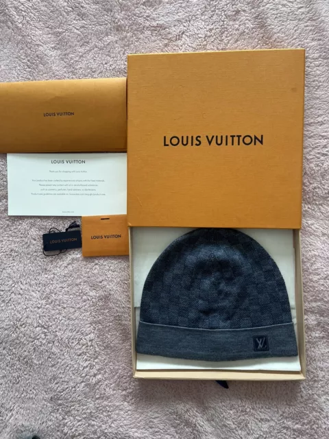 Louis Vuitton Néo Petit Damier Beanie Light Grey Wool