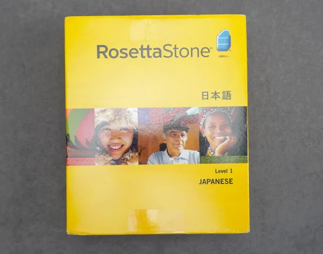 Rosetta Stone Japanese Level 1 Version 3 Sealed Win/Mac CD New In Box 2006