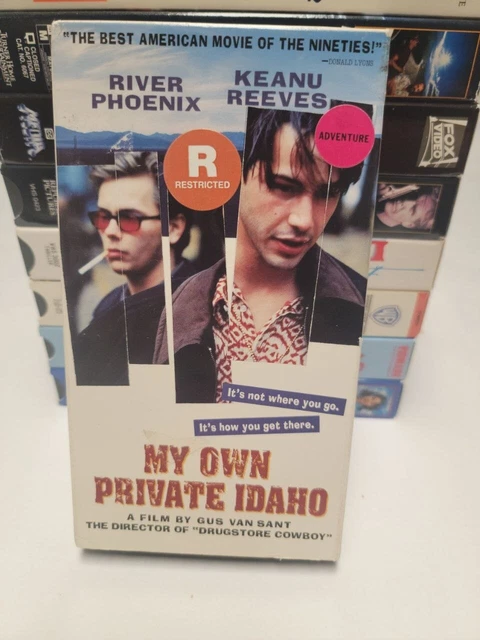 MY OWN PRIVATE Idaho VHS Tape 1992 Gus Van Sant Keanu Reeves River ...