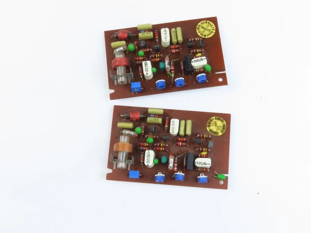 Paire Boutons Gris + Rouge Speakers Off/ Reel Motors Off pour Revox A77 Repros