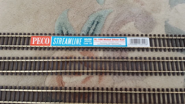 PECO SL-8300 Nickel Silver Code 83 Wooden Sleeper Flexible Track – HO Scale