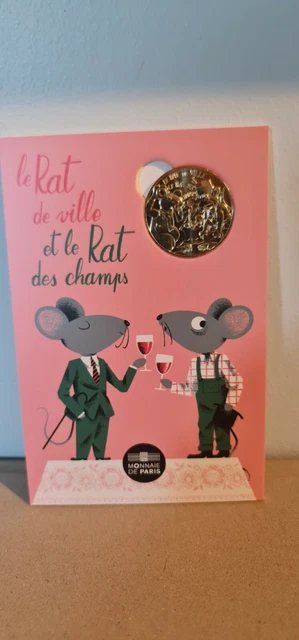 Mini Médaille Monnaie Paris - Fables De La Fontaine 2021 - Grenouille Et Boeuf