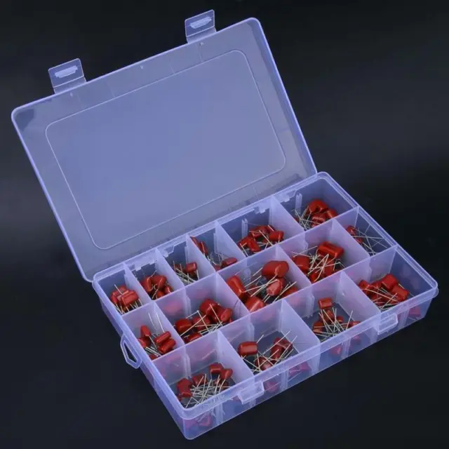 180PCS CBB Polypropylene Film Capacitor Kit 10nf-68nf 400v-630v Assortment ZY