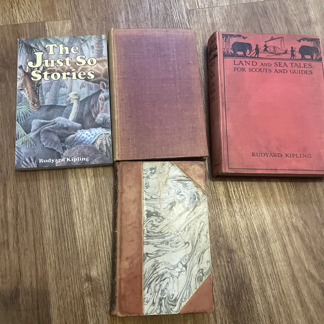 Vintage’s Book Rudyard Kipling. The Seven Seas Land And Sea Tails Job Lot￼
