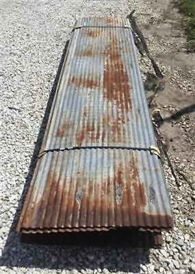33 Sheets Barn Tin, Corrugated Metal, Reclaimed Salvage 10' Long 660 sq ft A13