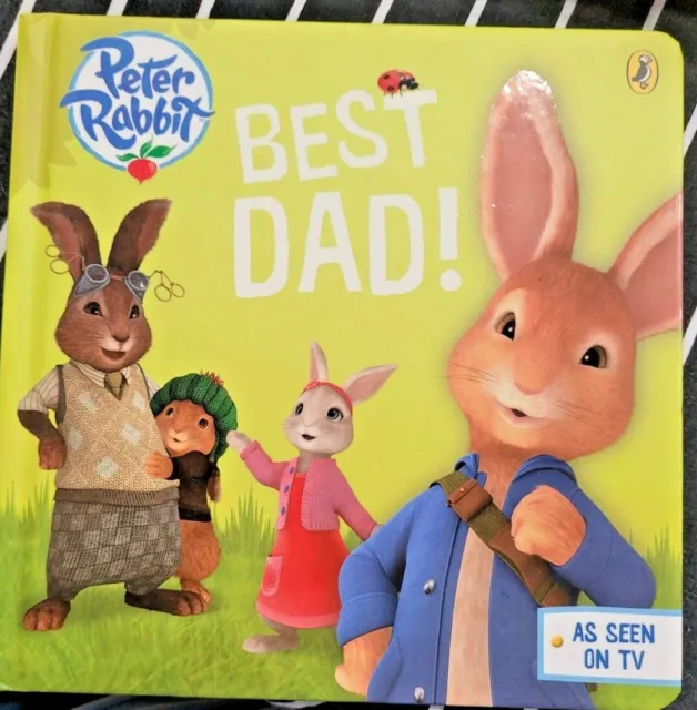 Peter Rabbit, Best Dad 🐰  As Seen On TV 🐰 VERY GOOD~BOARD BOOK 🐰
