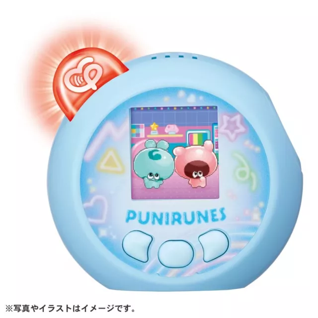 Takara Tomy Punirunes Punitomo Tsushin Sky Blue LCD Set 3