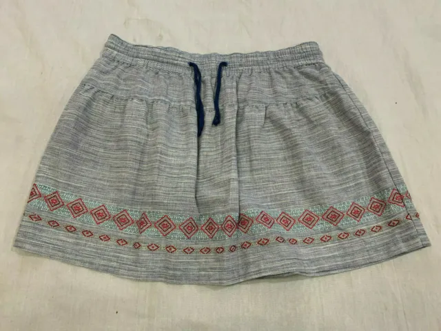 Woolrich Embroidered Womens Skirt Skort With Built Shorts Size L