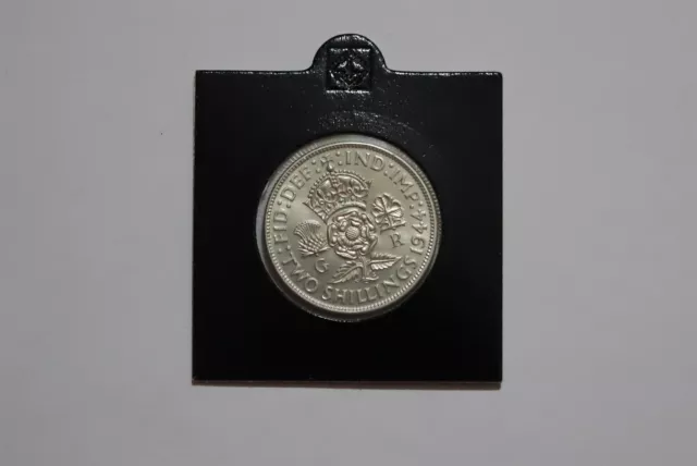 🧭 🇬🇧 Uk Gb Florin 1944 Silver High Grade George Vi B54 #15 Bx3