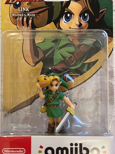 Figurine Amiibo Link - The Legend Of Zelda : Majora's Mask - Neuf Sous Blister