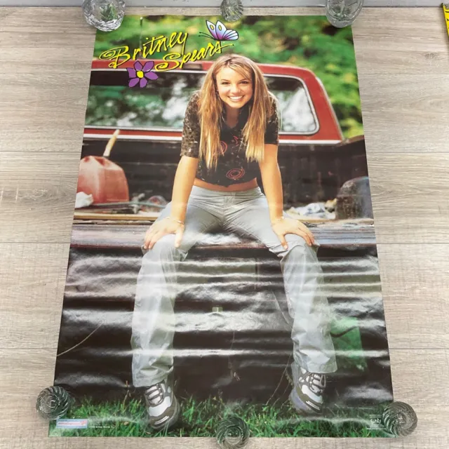 Britney Spears Rare Vintage 1999 Poster 22" X 34" Truck Funky #9033 P33