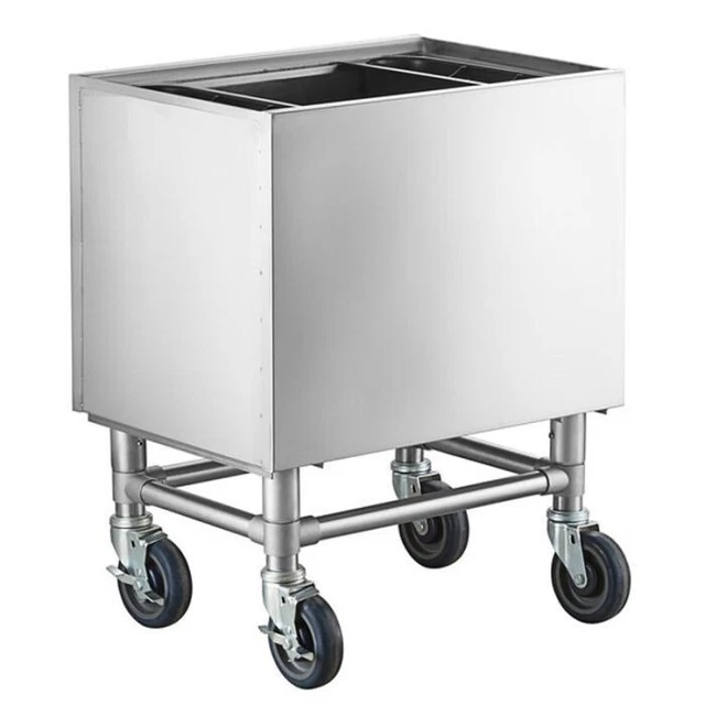 Kratos 32L-014 36x18 Portable Ice Bin with Bottle Holders
