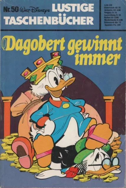 Disneys LUSTIGE TASCHENBÜCHER *Dagobert gew...* Nr. 50 von 1977 ERSTAUFLAGE LTB