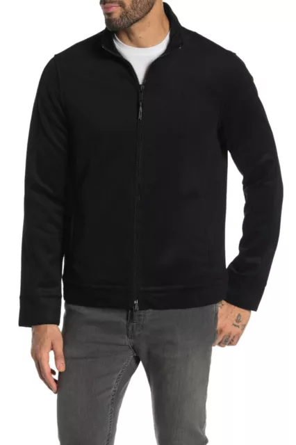 John Varvatos Star USA Men's Black Anaheim Felted Wool Jacket $298