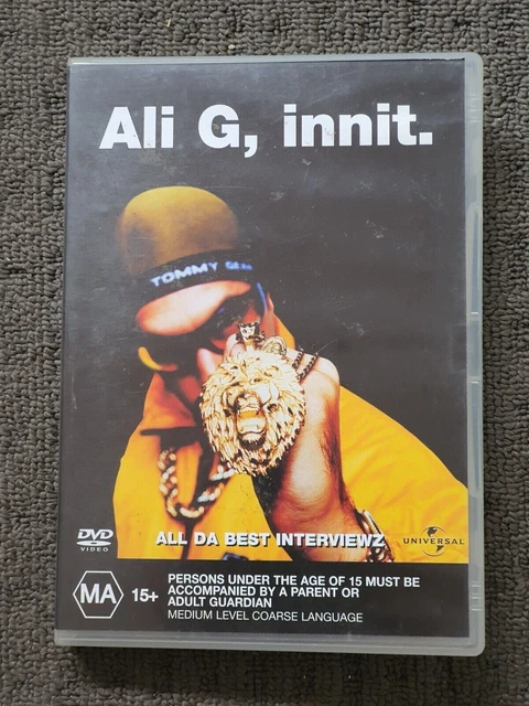 Ali G - Innit (DVD, 2000) Comedy Movie Starring Sacha Baron Cohen Region 4 PAL