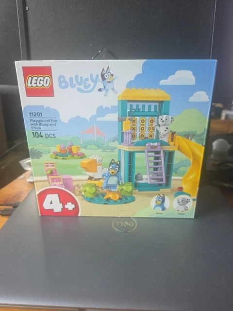 LEGO BLUEY PLAYGROUND Fun with Bluey and Chloe Building Set Ages 4+ £21 ...