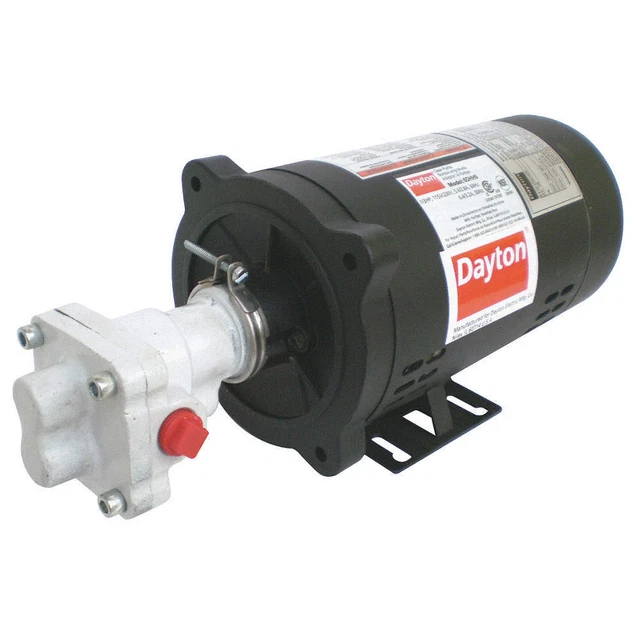 DAYTON 6DHH9 Hot Oil Cooking Pump, 1/3 HP, 115/230V