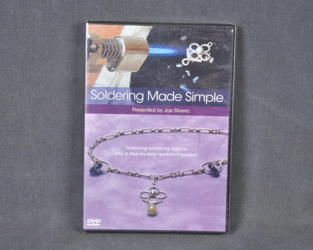 Soldadura simple presentada por Joe Silvera (2010, DVD) fabricación de joyas
