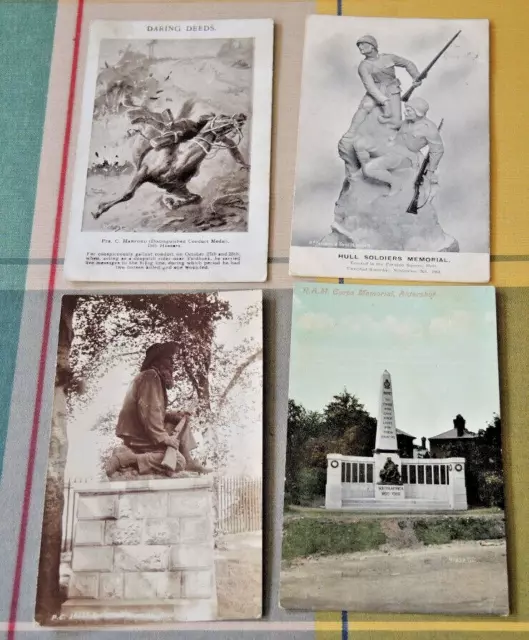 Cards Boer War Memorials Hull Brompton Barracks Ram Corps Aldershot #6
