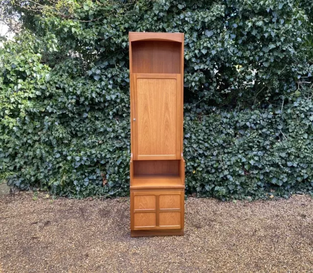 Vintage Mid Century Nathan Tall & Narrow Teak Cabinet