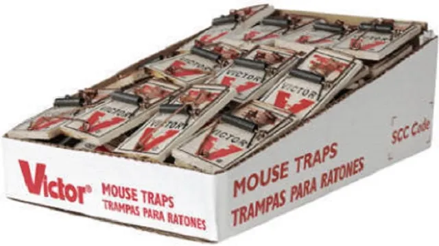 Victor Metal Pedal Mouse Trap (72 Traps) M040